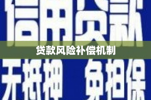 李沧贷款风险补偿机制